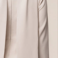 «Voile clair» — robe courte, blanc cassé