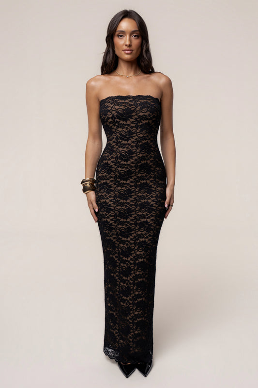 «Promesse de minuit» — robe longue, noire