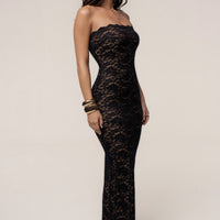 «Promesse de minuit» — robe longue, noire