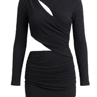 «Brise côtière» — robe mini, noire