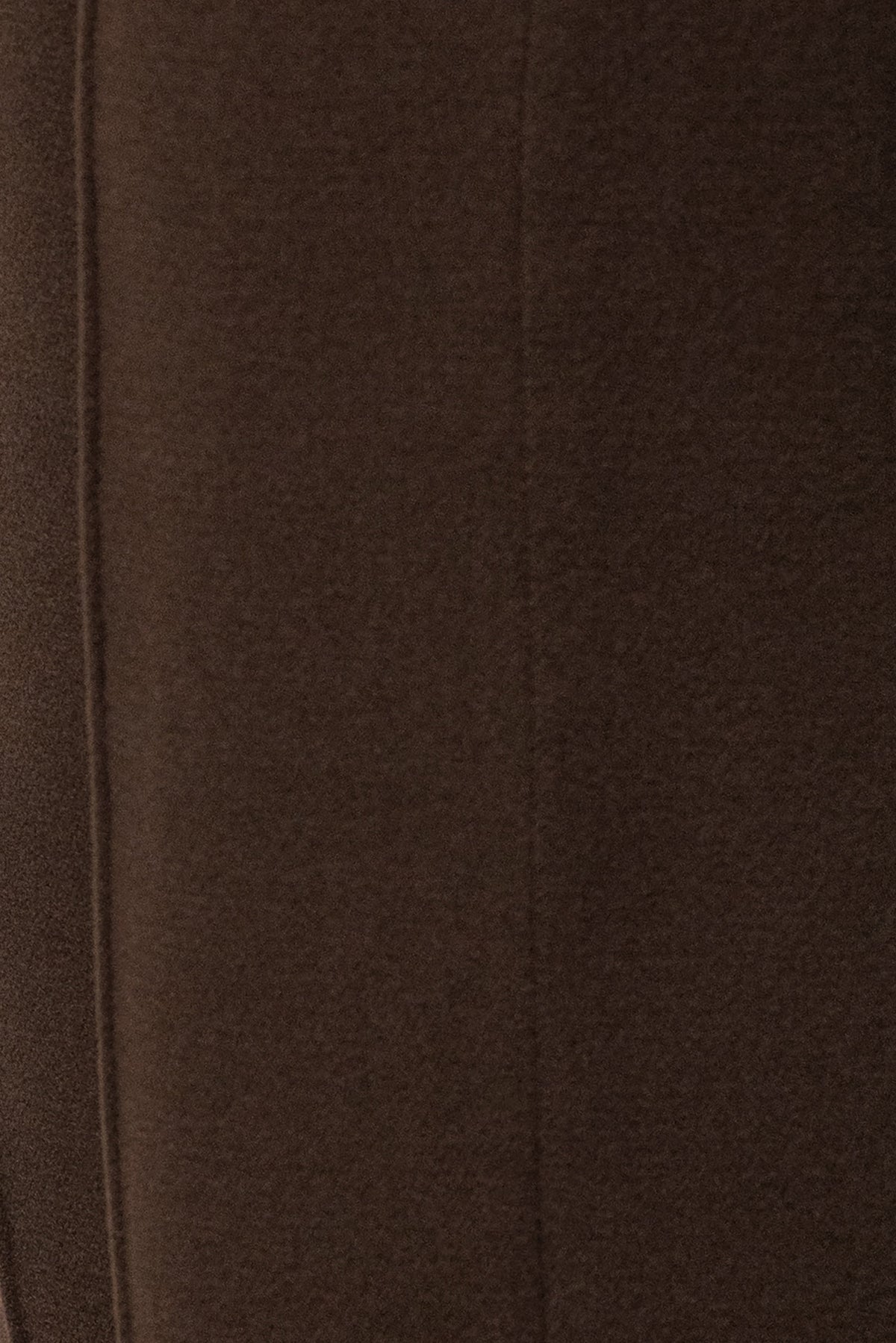 «Ligne savane» — manteau long ceinturé, chocolat