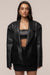 «Allure structurée» — veste oversize, noire