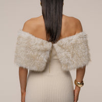 «Éclat givré» — robe longue, taupe.
