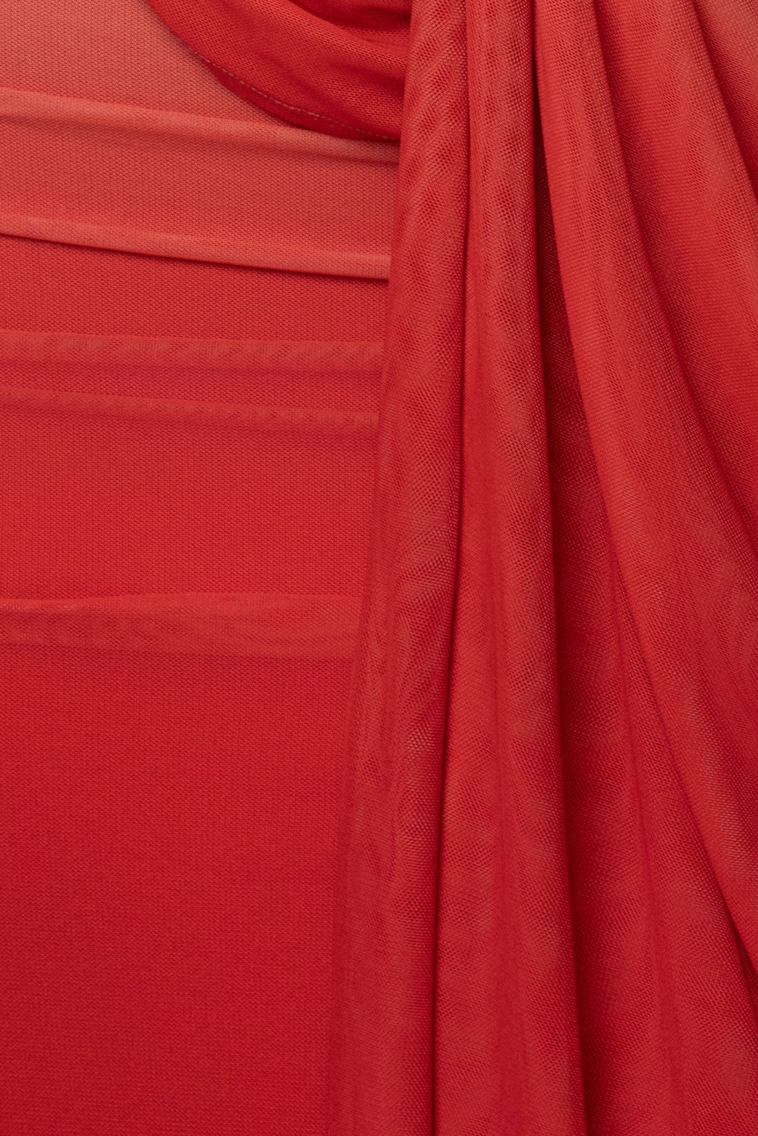 « Alaina » — Robe Longue Plongeante Dos Nu, Dégradé Terracotta