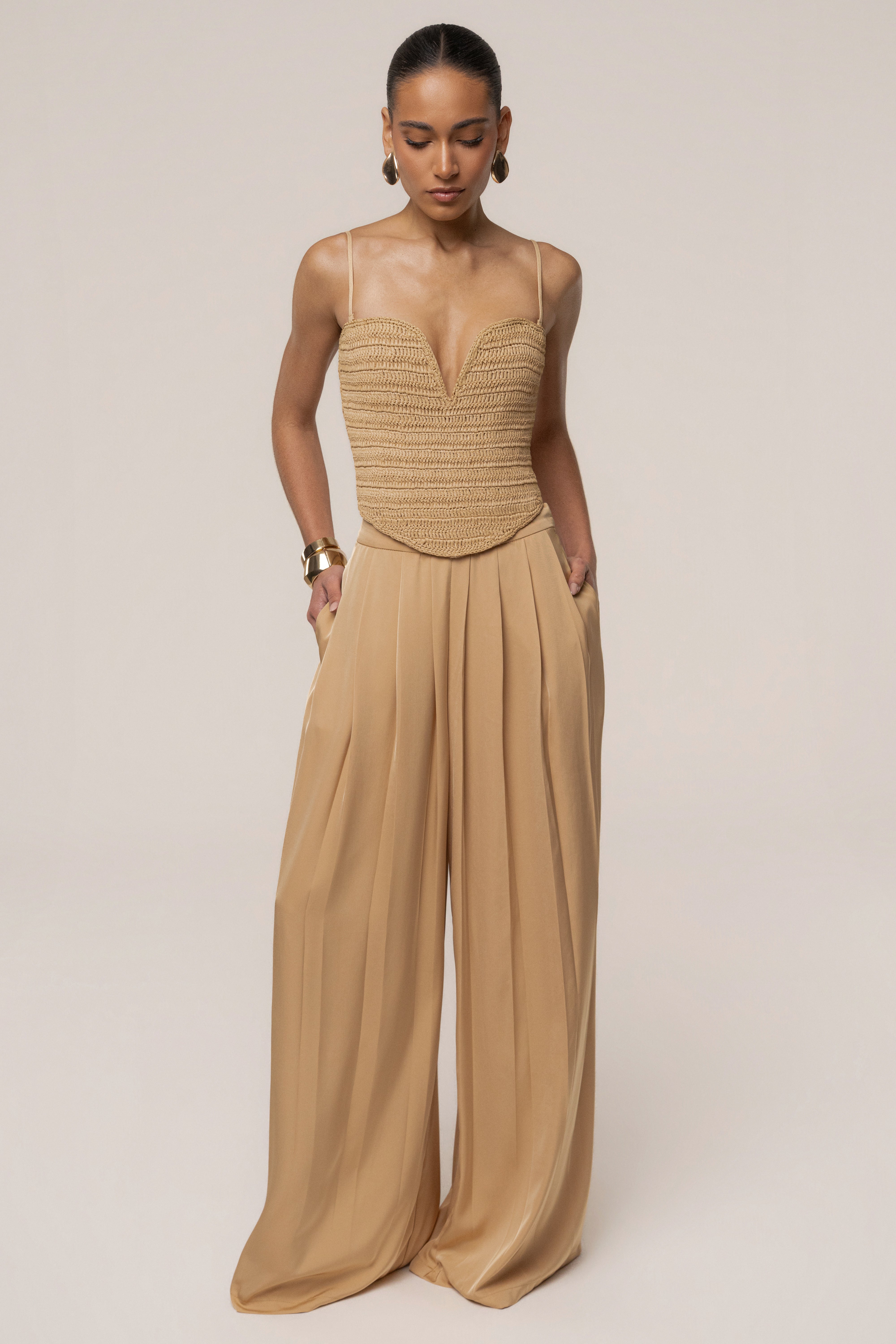 « Forme Naturelle » — Corset Bustier Structuré, Beige