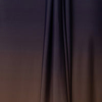 « Palma » — Robe Longue Décolletée, Noir Ombré