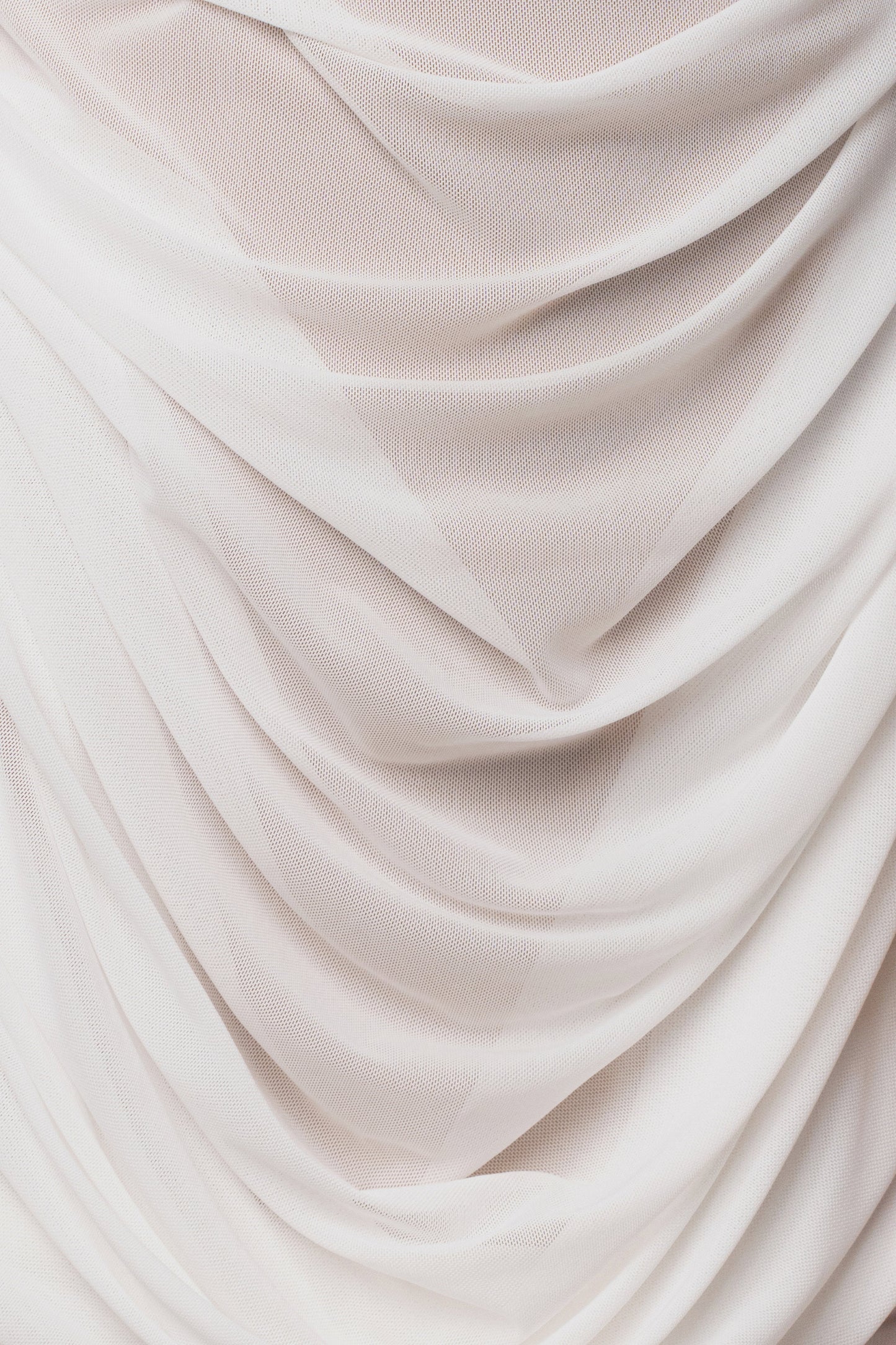 « Isla » — Robe Courte en Maille, Ivoire
