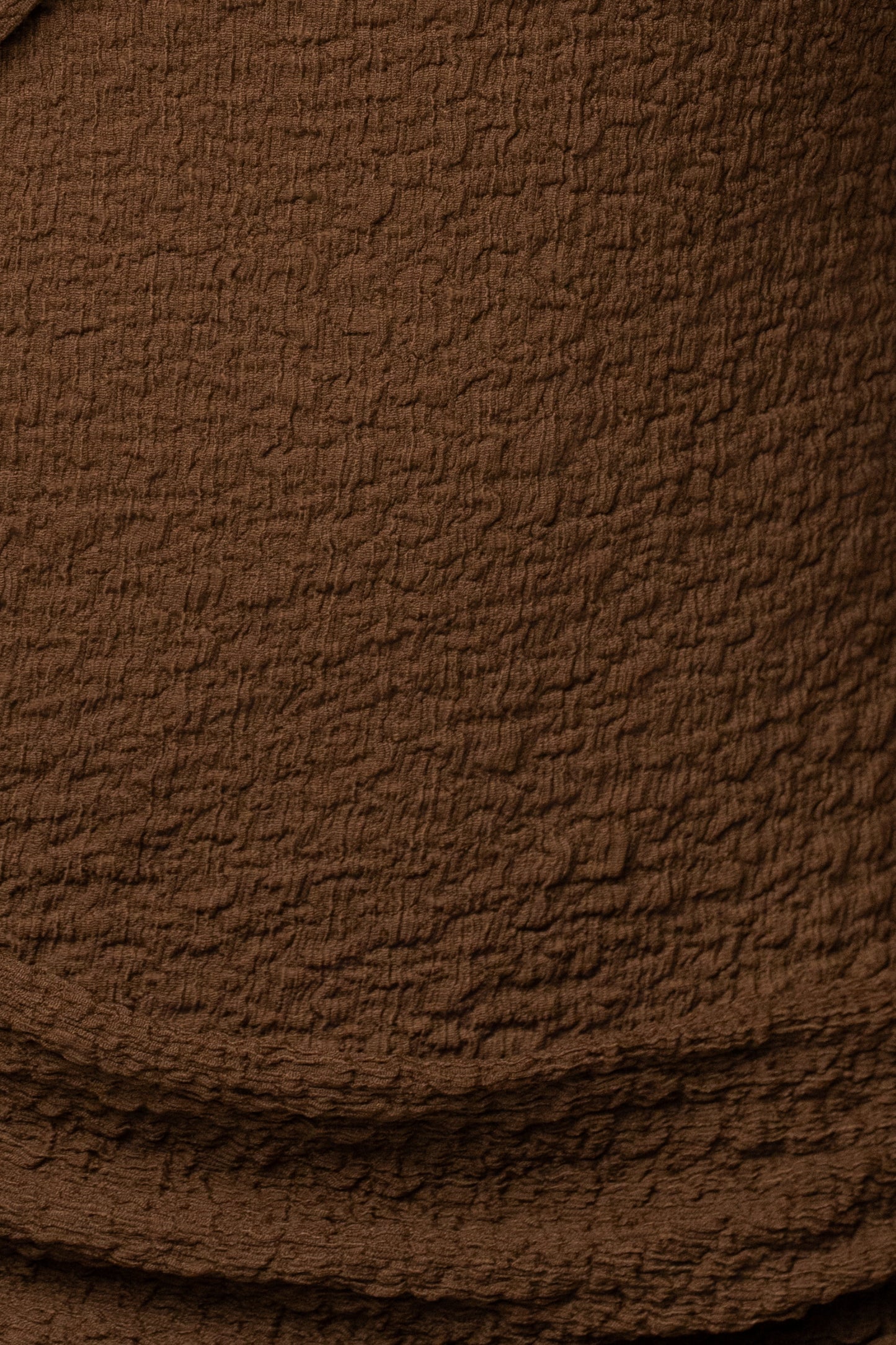 « Muse Nocturne » — Robe Courte, Marron