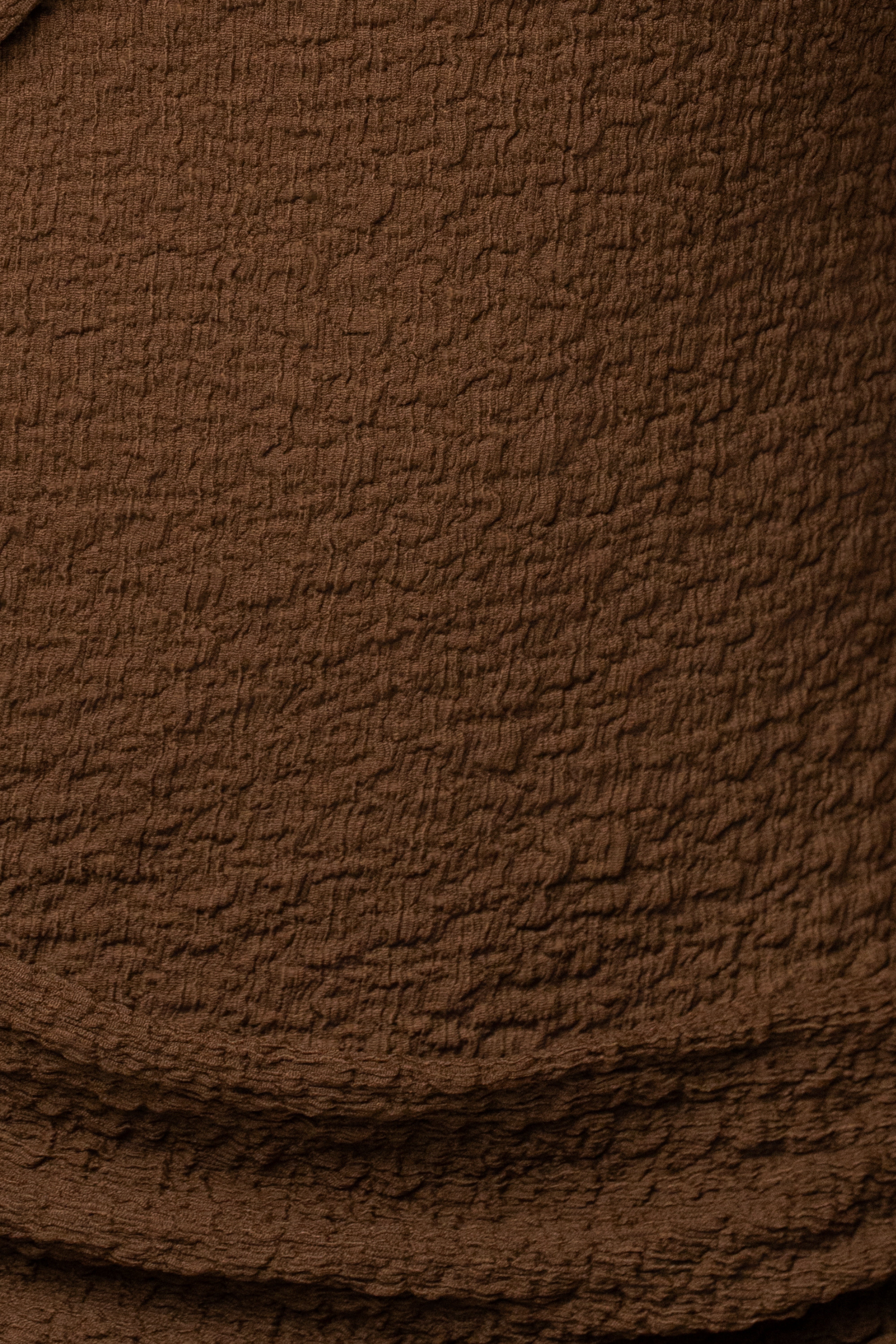 « Muse Nocturne » — Robe Courte, Marron