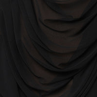« Isla » — Robe Courte en Maille, Noir