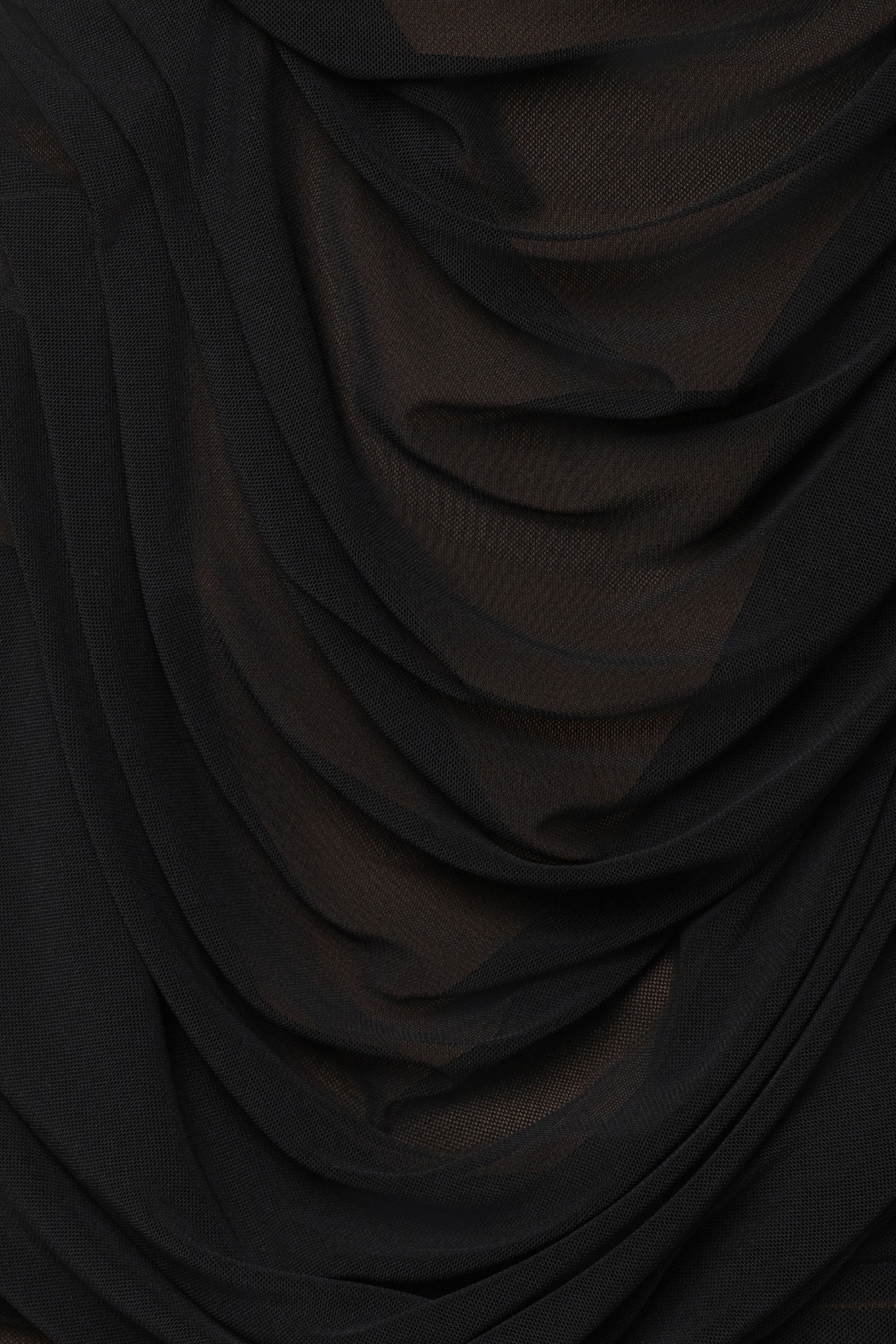 « Isla » — Robe Courte en Maille, Noir