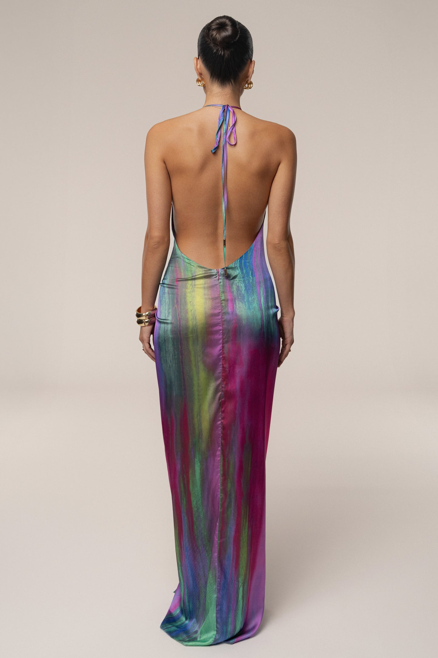 « Songe d'Été » — Robe Longue Tie & Dye, Multicolore