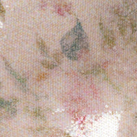 « Sienna » — Robe Mi-Longue Pailletée Fleurie, Ivoire