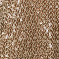 « Éclat de Sauge » — Top Transparent à Sequins Manches Évasées, Vert Sauge