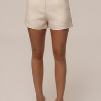 « Douceur Naturelle » — Ensemble Short Bustier, Naturel