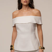 « Douceur » — Ensemble Short Bustier, Ivoire