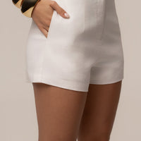 « Douceur » — Ensemble Short Bustier, Ivoire