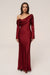 « L'Unique » — Robe Longue en Satin, Rouge