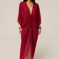 « Jours Sans Fin » — Robe Cache-Maillot Kaftan, Baie