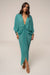 « Jours Sans Fin » — Robe Cache-Maillot Kaftan, Sarcelle