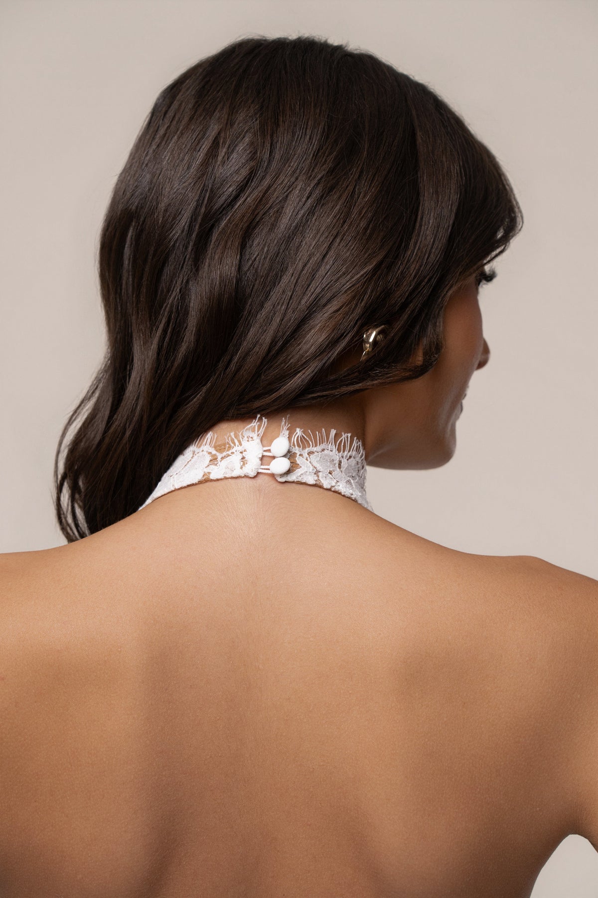 «Second regard» — robe mini, blanche