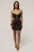 «Promesse en fleurs» — robe corset en dentelle, noire