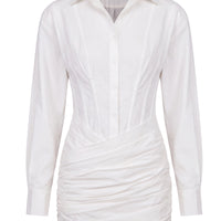 «Chic de ville» — robe chemise, crème