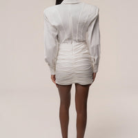 «Chic de ville» — robe chemise, crème