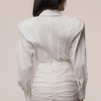 «Chic de ville» — robe chemise, crème
