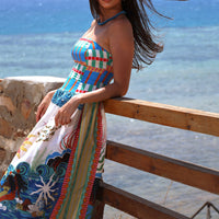 Sirènes du Soleil Mystique — Robe en Lin