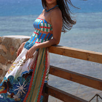 Sirènes du Soleil Mystique — Robe en Lin