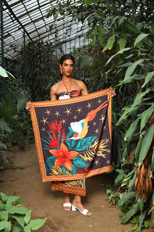Canopée Sacrée — Foulard