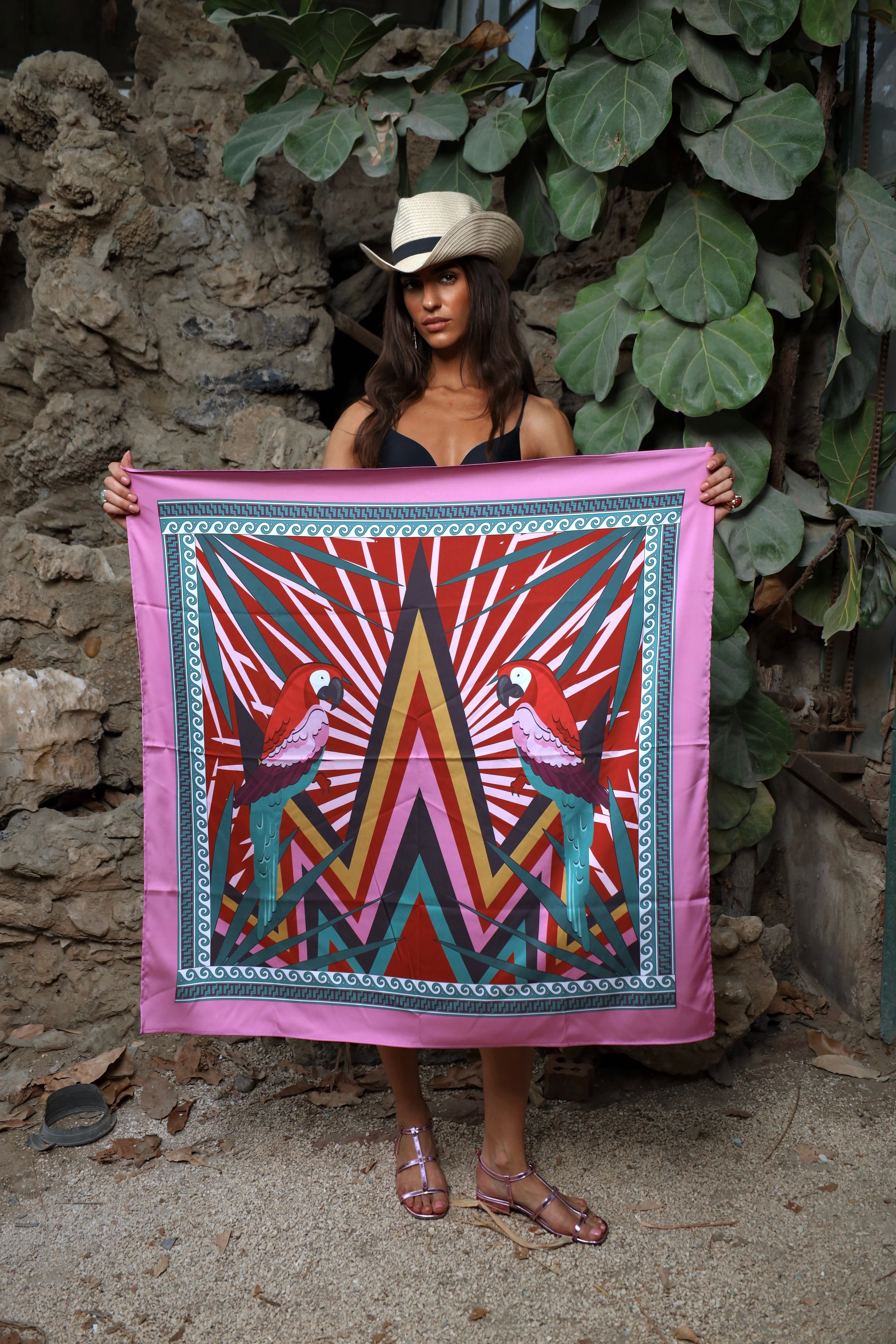 Mirage Perroquet — Foulard