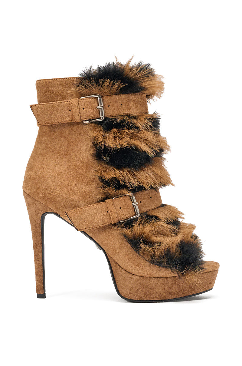 « Sienna » — Bottines structurées, Marron