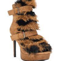 « Sienna » — Bottines structurées, Marron