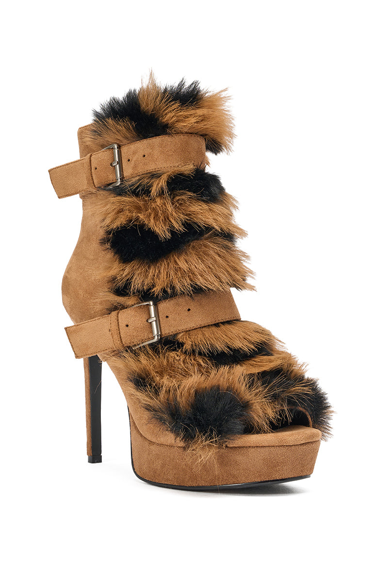 « Sienna » — Bottines structurées, Marron