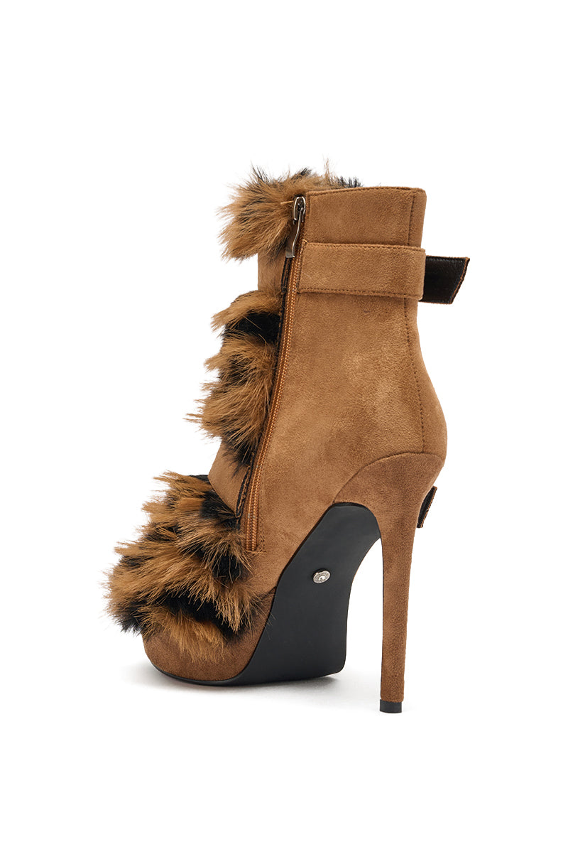 « Sienna » — Bottines structurées, Marron