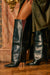« Nuit » — Bottes à talon stiletto, Noir
