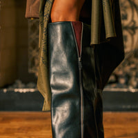 « Nuit » — Bottes à talon stiletto, Noir