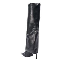 « Nuit » — Bottes à talon stiletto, Noir