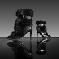 « Nocturne » — Bottes à talon stiletto, Noir