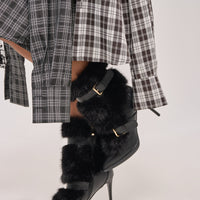 « Nocturne » — Bottes à talon stiletto, Noir