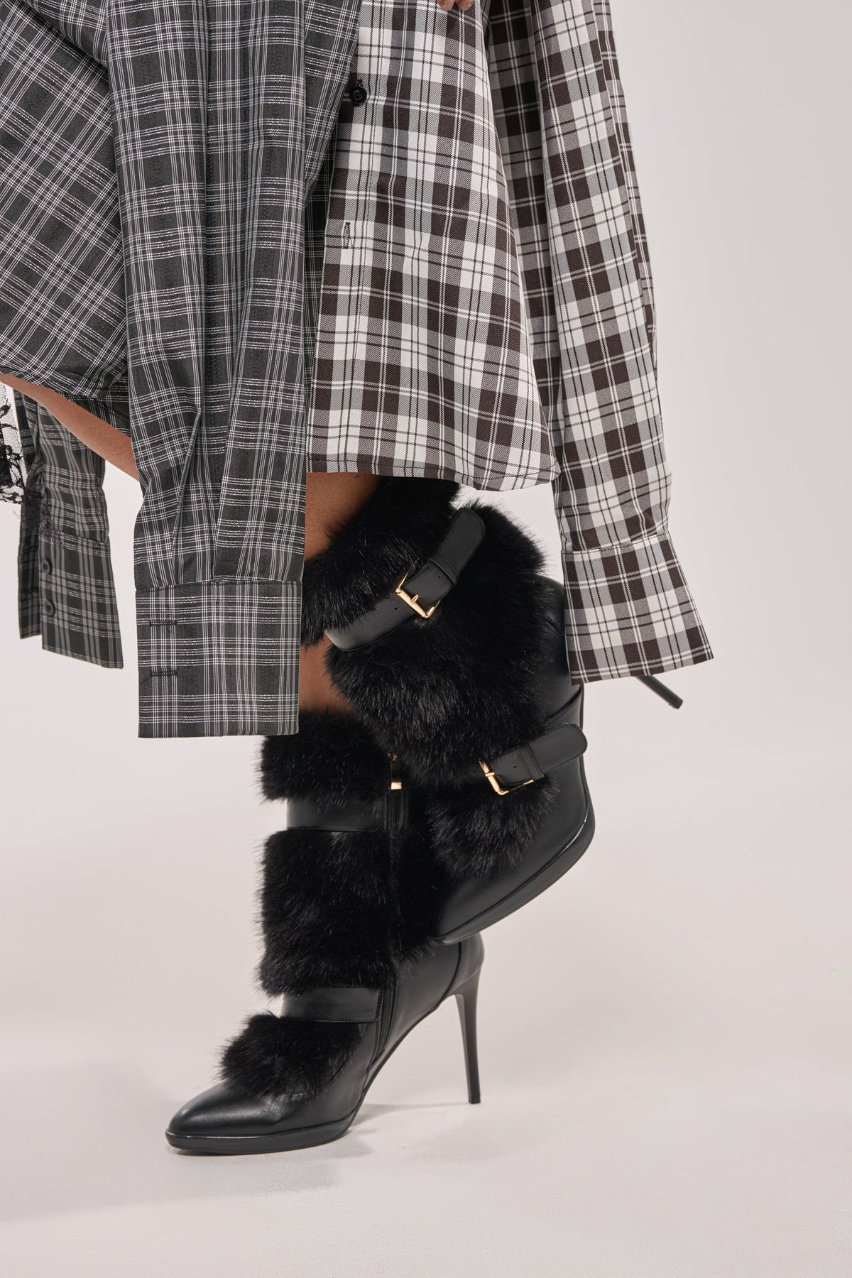 « Nocturne » — Bottes à talon stiletto, Noir