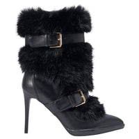 « Nocturne » — Bottes à talon stiletto, Noir