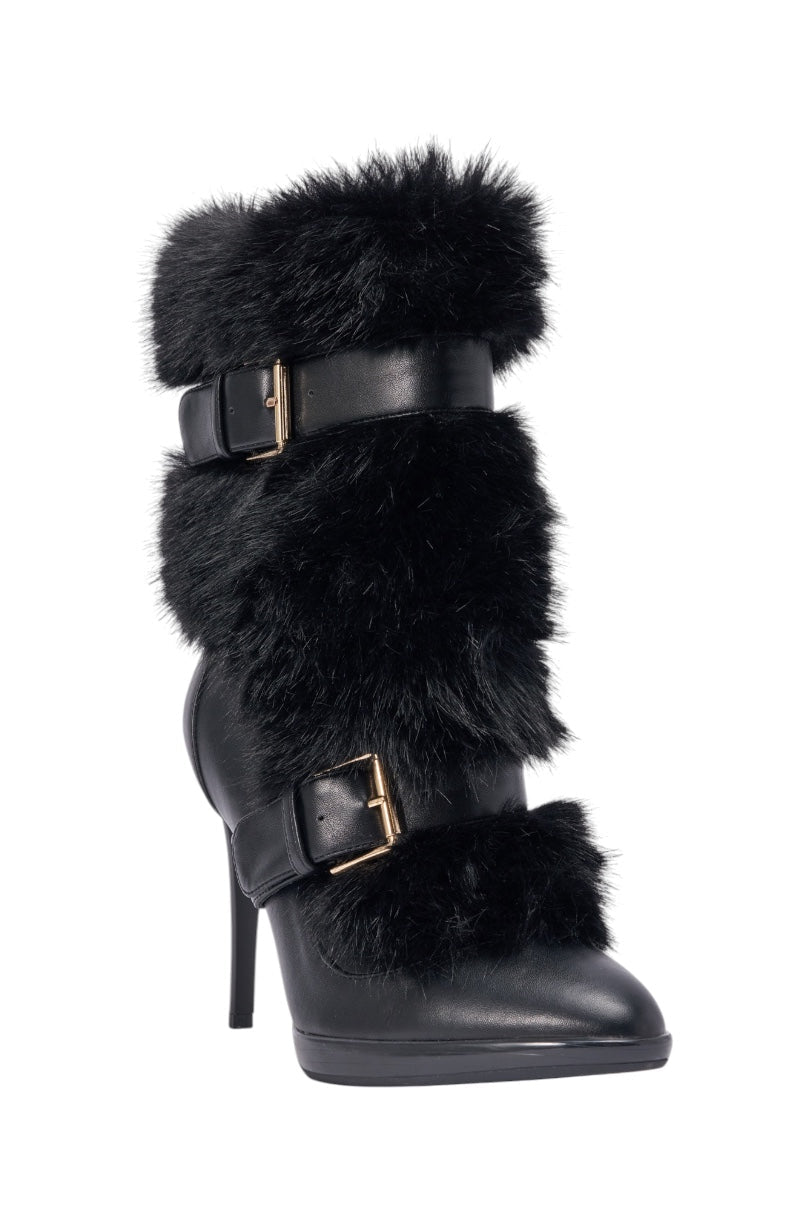 « Nocturne » — Bottes à talon stiletto, Noir
