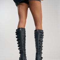 « Toscane » — Bottes compensées, Noir