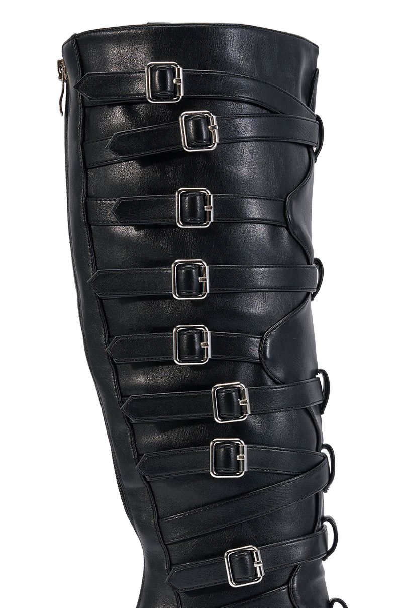 « Toscane » — Bottes compensées, Noir