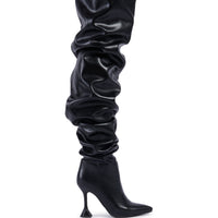 « Ébène » — Bottes structurées, Noir