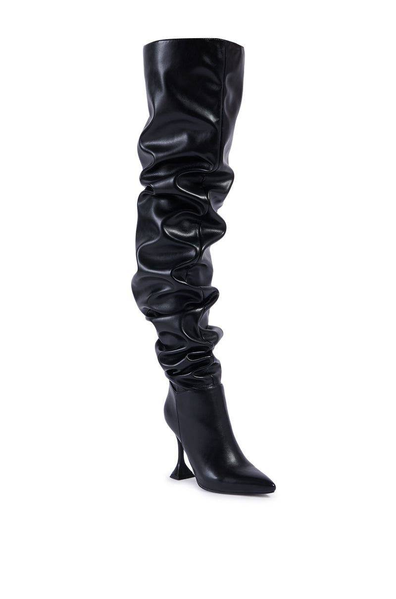 « Ébène » — Bottes structurées, Noir