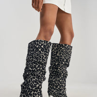 « Jade » — Bottes à talon stiletto, Noir
